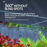 Ultra Clear Rimless Glass Aquarium - Black Glue Fish Tank