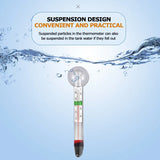 YEE Aquarium Thermometer, Accurate Temperature Measurement, Floating Design & Transparent Glass