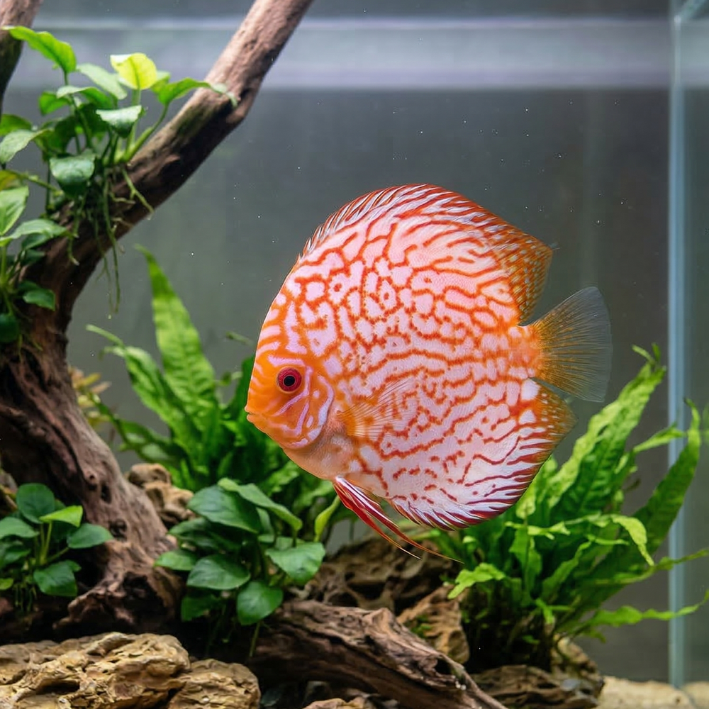 Red Pigeon Discus | Symphysodon aequifasciatus - Betta USA Aquatic