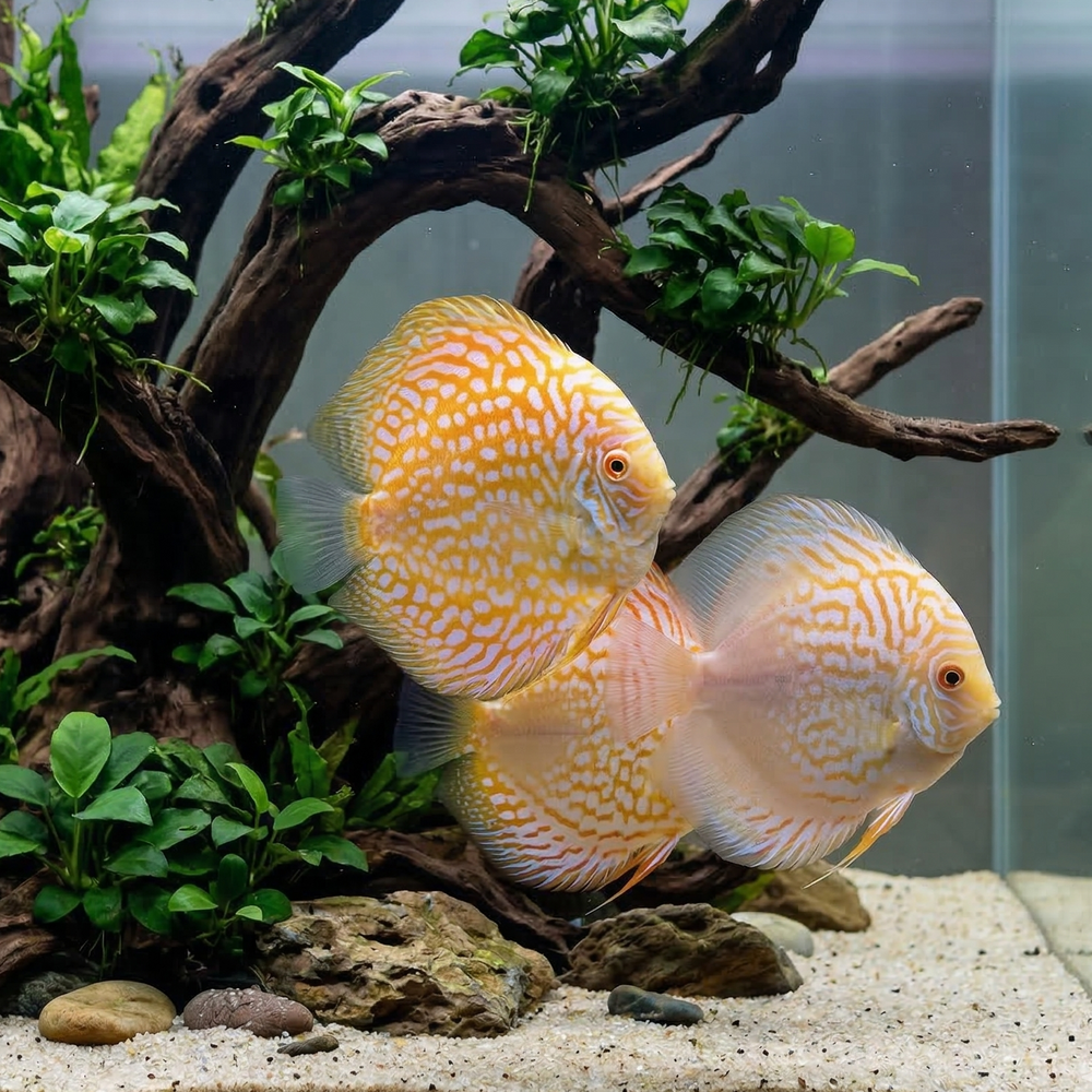 Yellow Pigeon Discus | Symphysodon aequifasciatus - Betta USA Aquatic
