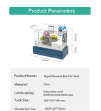 Nepall Nordic Wooden Base Aquarium