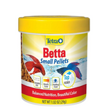 Tetra Betta Floating Pellets Fish Food - 1.2 oz, SM