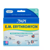 API E.M. Erythromycin Freshwater Fish Powder Medication 1ea/10 pk