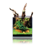 UNS 30A - 7 Gallon Dual AIO Rimless Aquarium - Black - Betta USA Aquatic