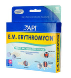 API E.M. Erythromycin Freshwater Fish Powder Medication 1ea/10 pk