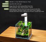 UNS 20C - 2.1 Gallon Ultra Clear Rimless Aquarium - Betta USA Aquatic
