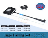 Retractable Black Finish Fish Net – Combo Pack