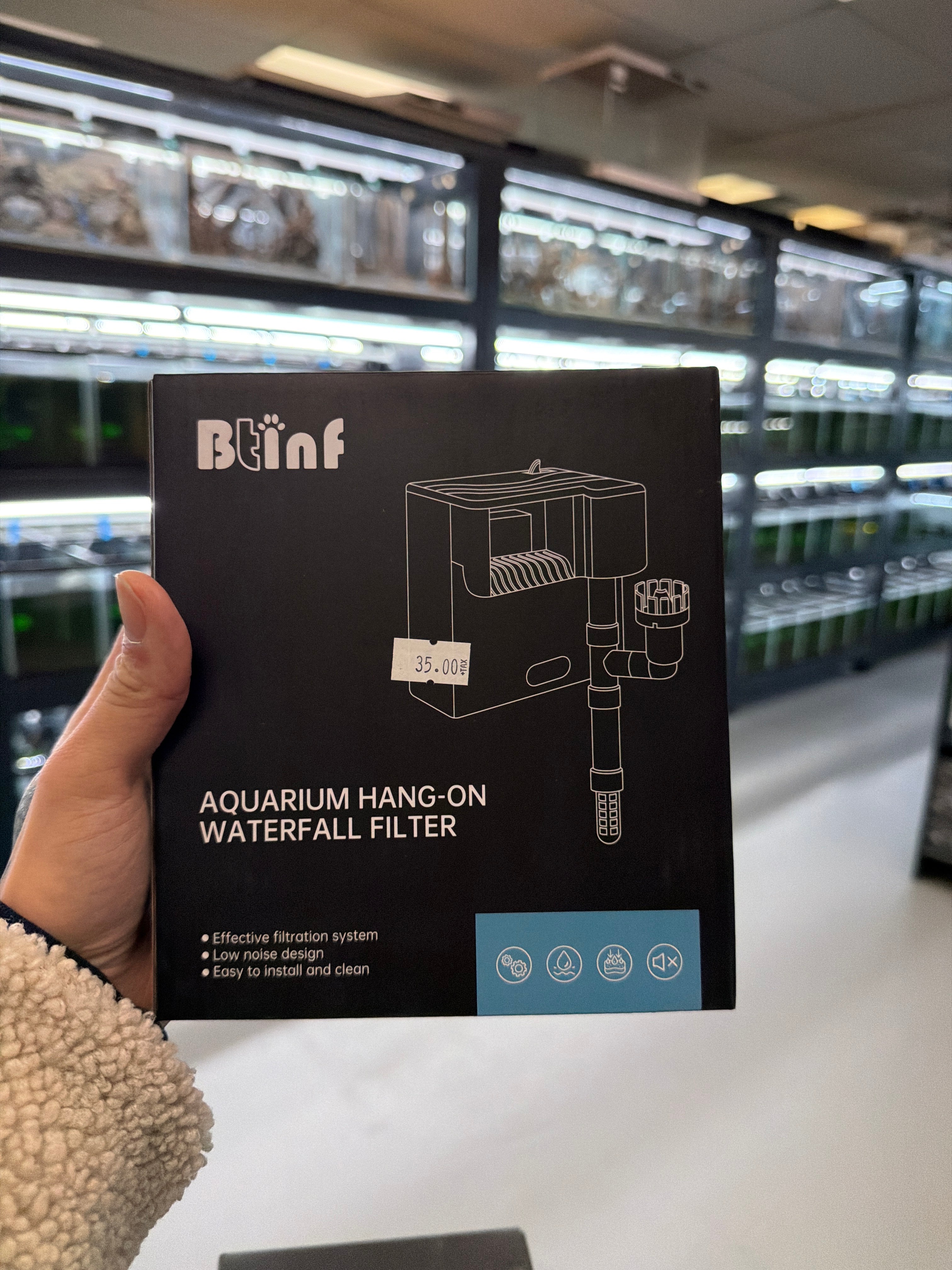 Btinf Hang On Aquarium Filter, USA-007-2