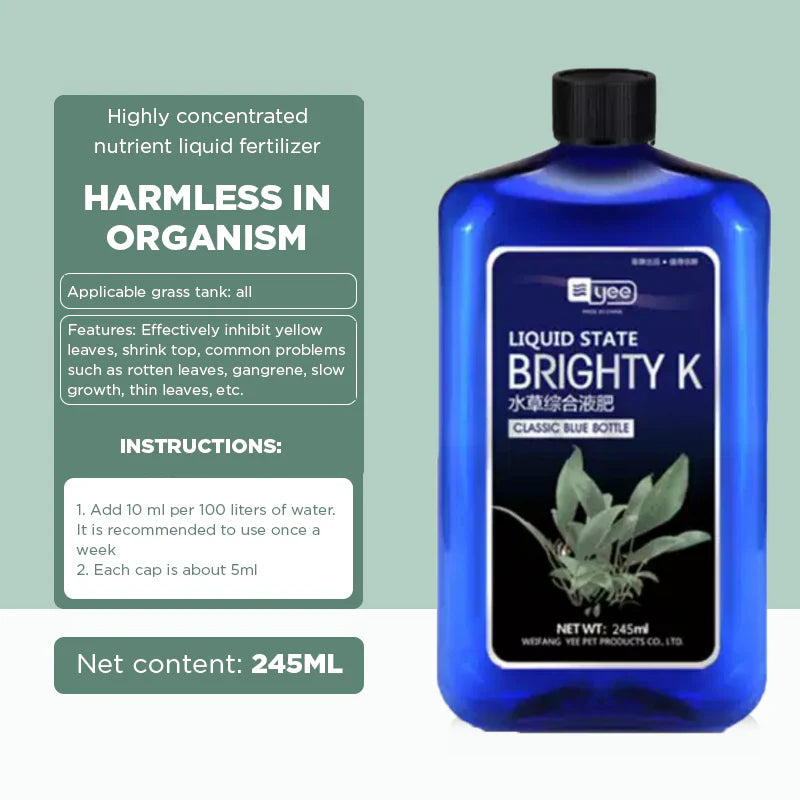 Brighty K -  Aquatic Plant Fertilizer Highly Concentrated Nutrient