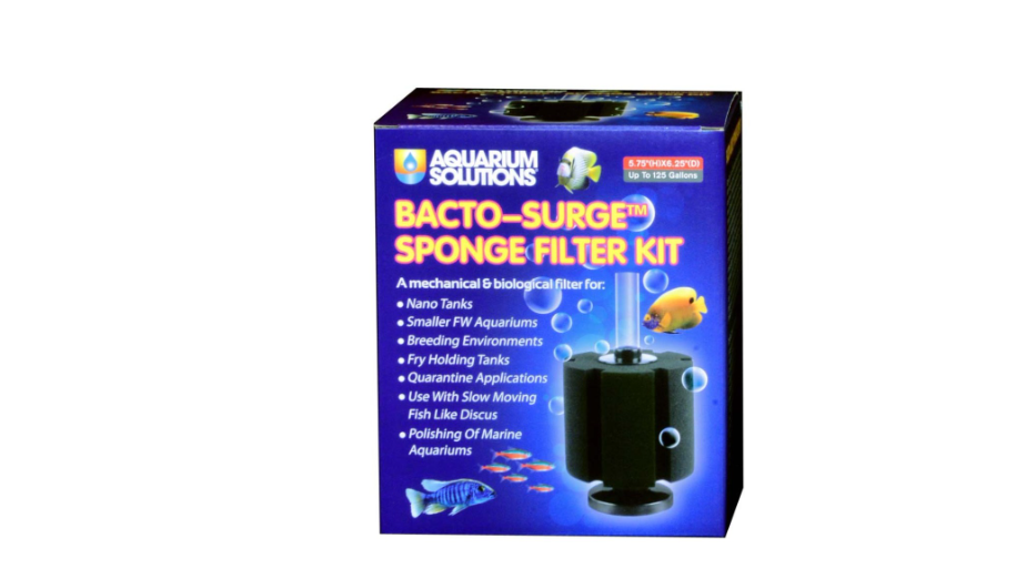 Aquarium Solutions Bacto-Surge Biological Action Sponge Filter Black