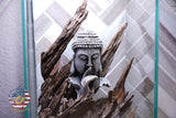 [SCAPE-02] Buddha Aquarium Decor with Driftwood - 3.1 Gallons