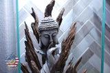 [SCAPE-03] Buddha Aquarium Decor with Driftwood - 3.1 Gallons