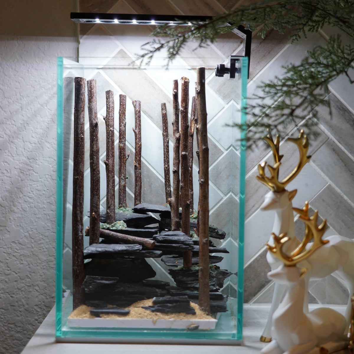 [SCAPE-69] Jungle Nature Aquarium Aquascape Driftwood– 1.6 Gallons