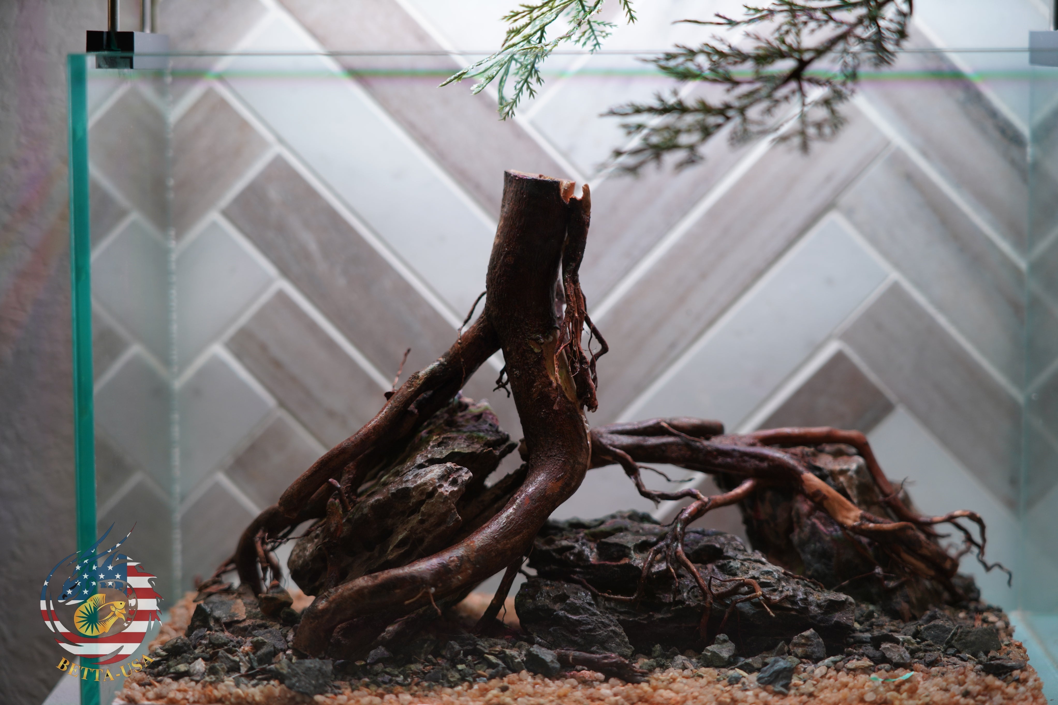 [SCAPE-81]  Nature Aquarium Aquascape Driftwood– 2.7 Gallons