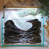 [SCAPE-85] Mountain-Inspired Aquarium Aquascape – 2.7 Gallons
