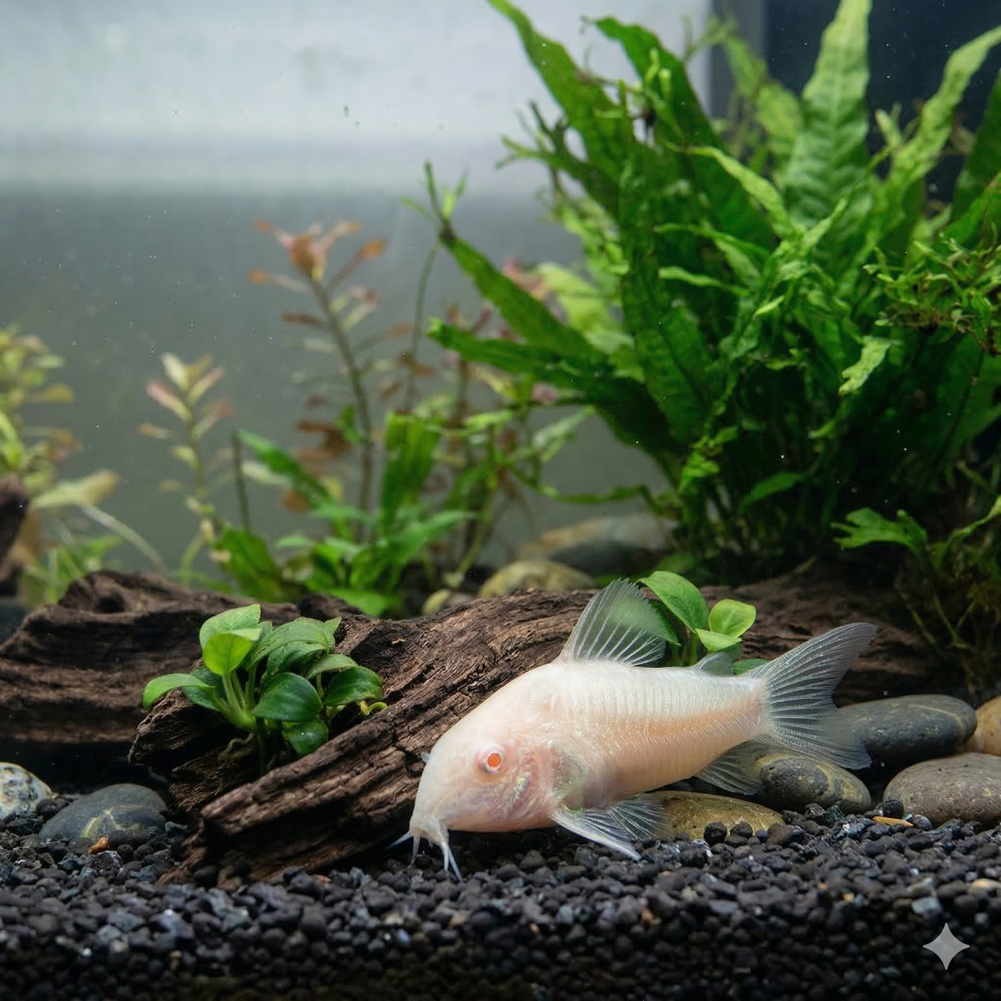 Albino Aeneus Cory Catfish  | Corydoras aeneus - Tank Bred - Betta USA Aquatic