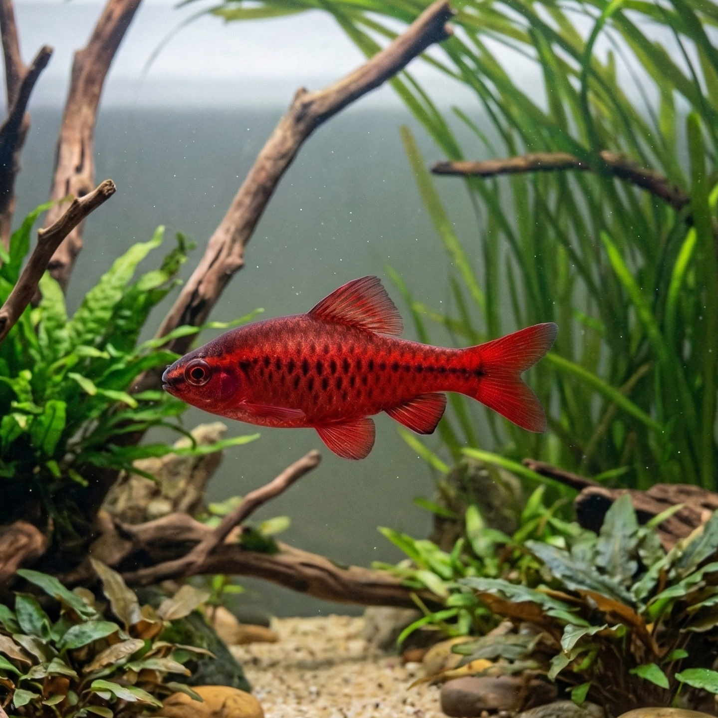 Super Red Albino Cherry Barb  | Pethia titteya