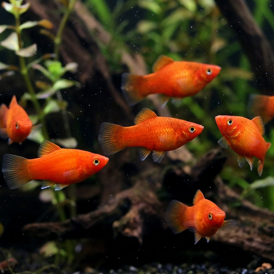 Red Coral Platy – Xiphophorus maculatus - Betta USA Aquatic