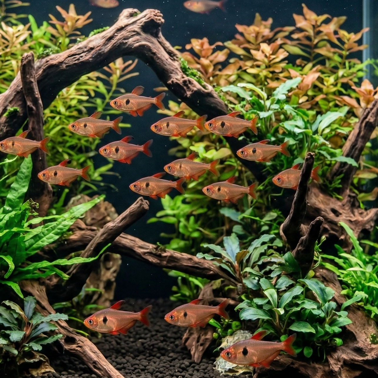 Red Phantom Tetra  | Hyphessobrycon sweglesi