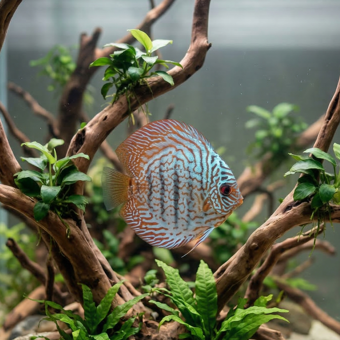 Blue Turquoise Discus | Symphysodon aequifasciatus - Betta USA Aquatic
