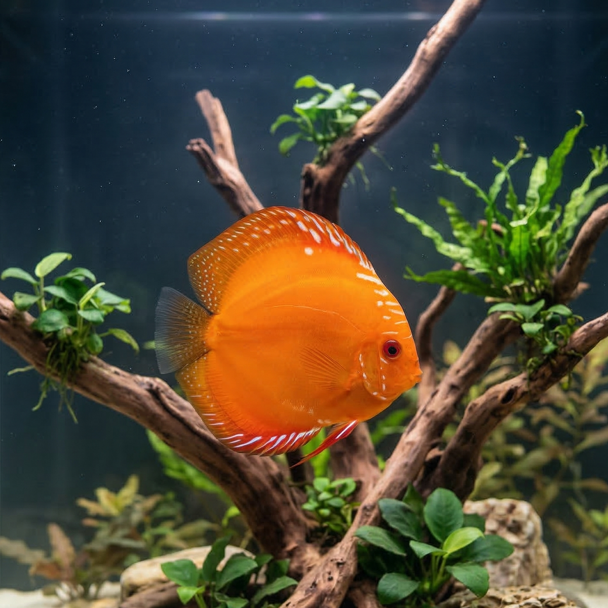 Red Marlboro Discus | Symphysodon aequifasciatus - Betta USA Aquatic