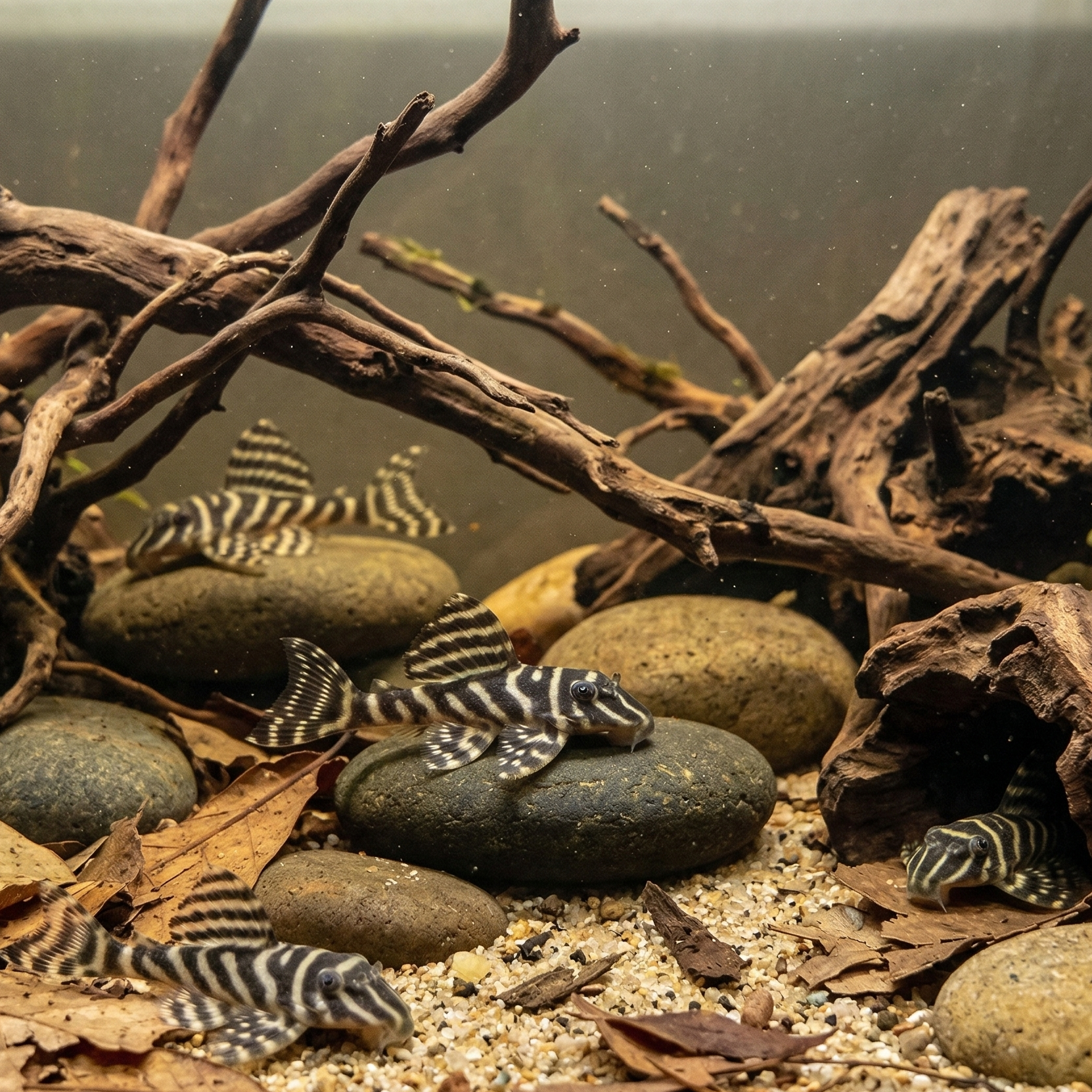 L340 Mega Clown Pleco AKA Imperial Tiger Pleco |  Hypancistrus sp