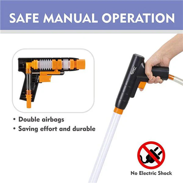Hygger Hand Operated Gravel Cleaner, HG956