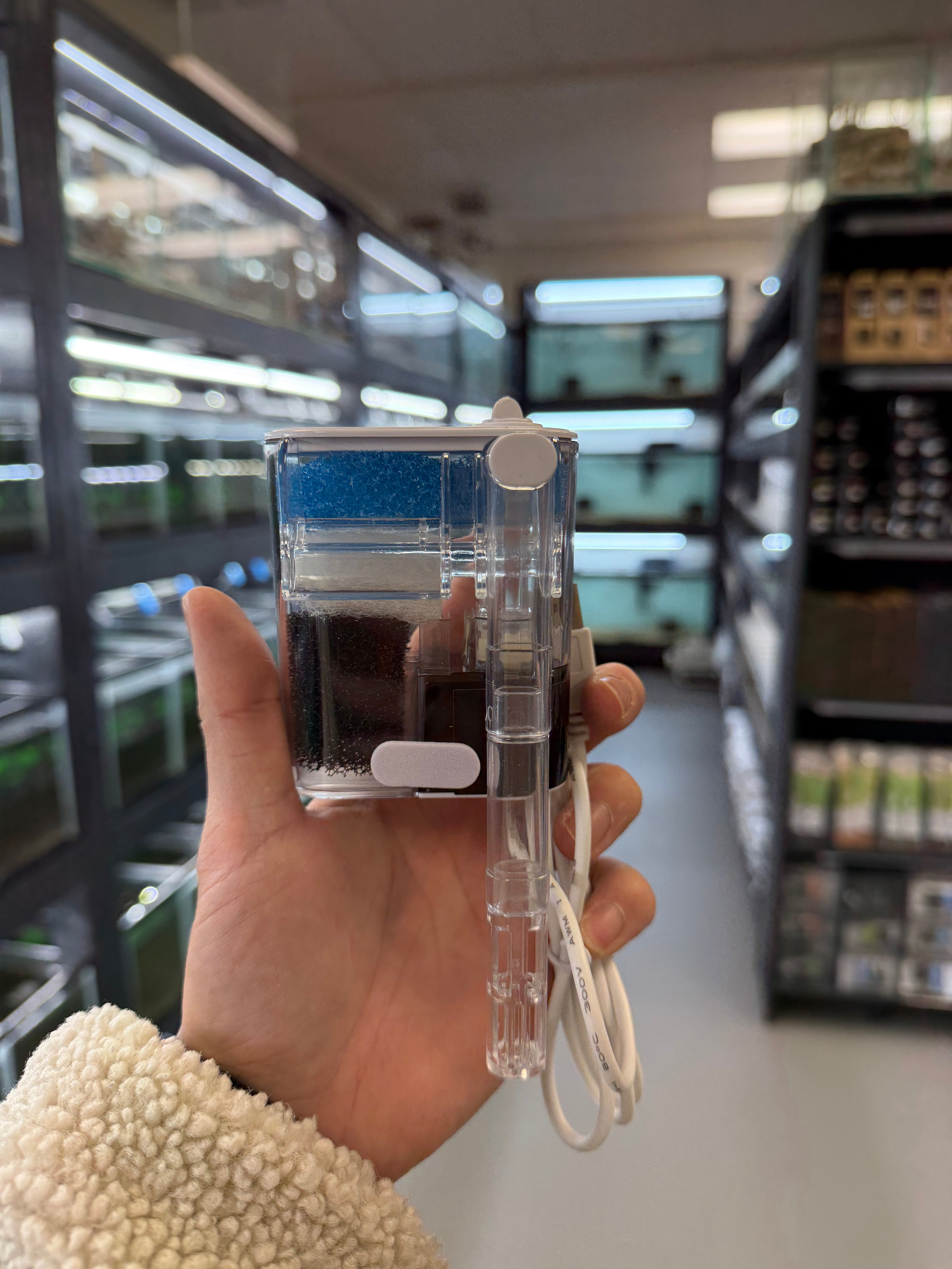 Nepall Mini Hang on Aquarium Filters - USB Powered