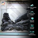 [SCAPE-08] Mountain-Inspired Aquarium Aquascape – 1 Gallon - Betta USA Aquatic