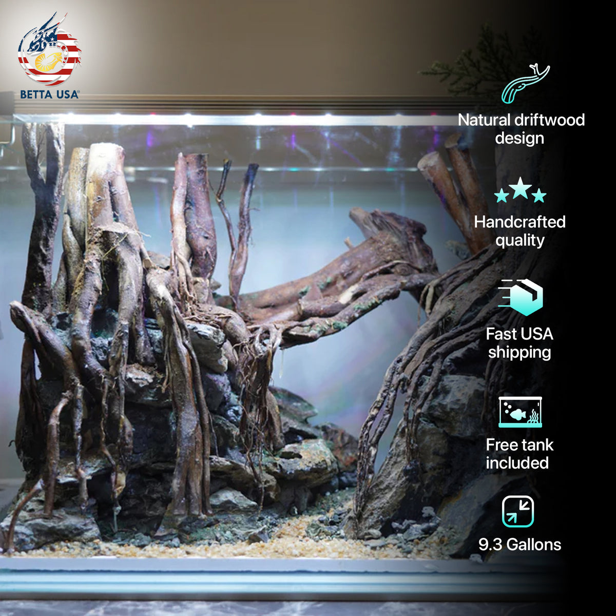 [SCAPE-103]  Nature Aquarium Aquascape Driftwood– 9.3 Gallons
