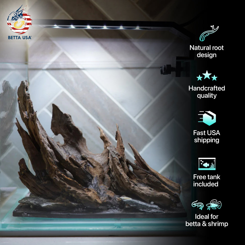 [SCAPE-16] Nature Aquarium Aquascape Driftwood – 1 Gallon - Betta USA Aquatic