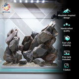[SCAPE-26] Mountain-Inspired Aquarium Aquascape – 1 Gallon