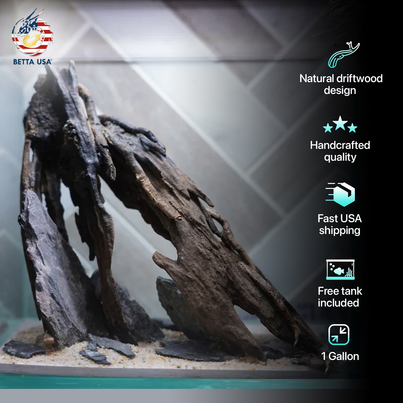 [SCAPE-29] Nature Aquarium Aquascape Driftwood – 1 Gallon