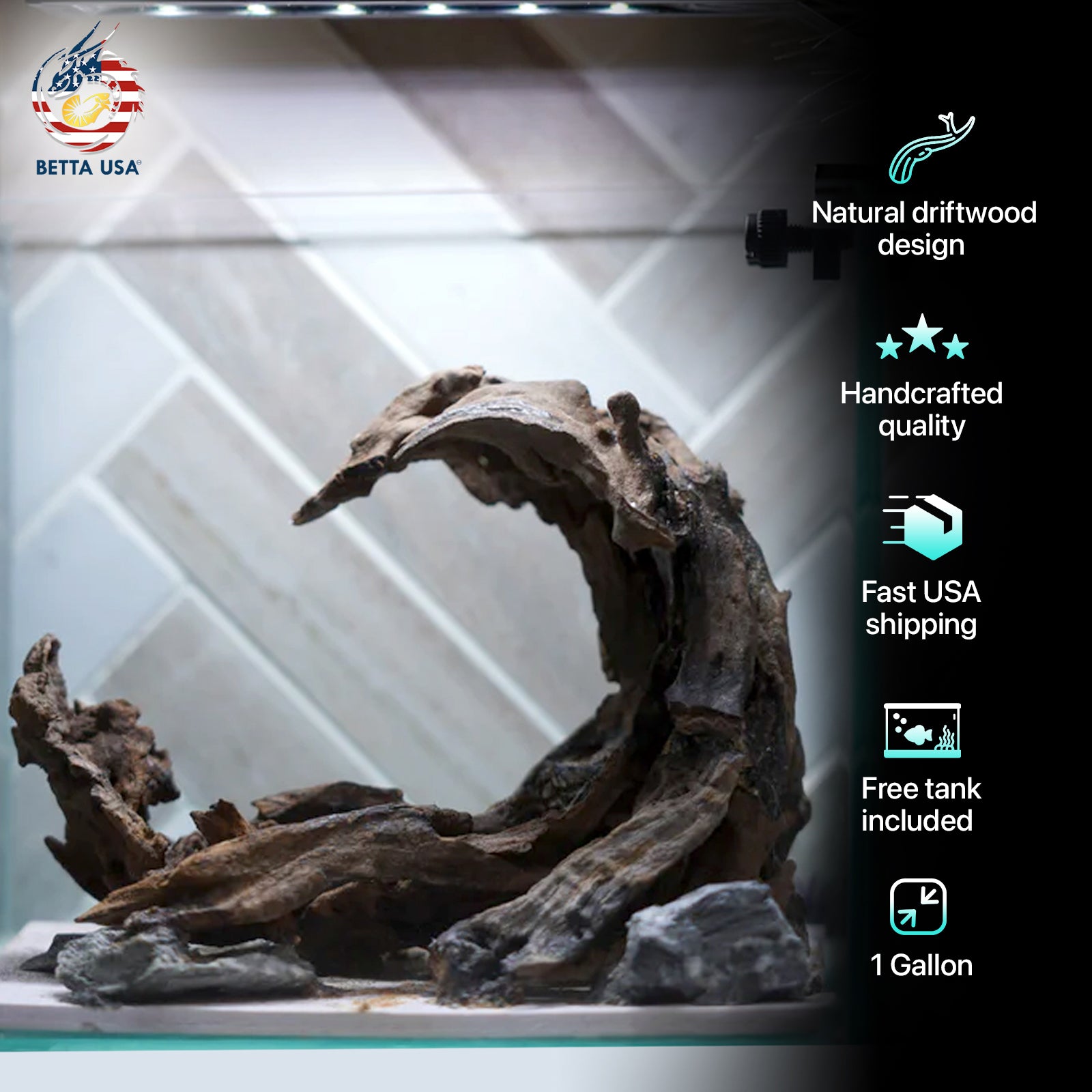 [SCAPE-30] Nature Aquarium Aquascape Driftwood – 1 Gallon