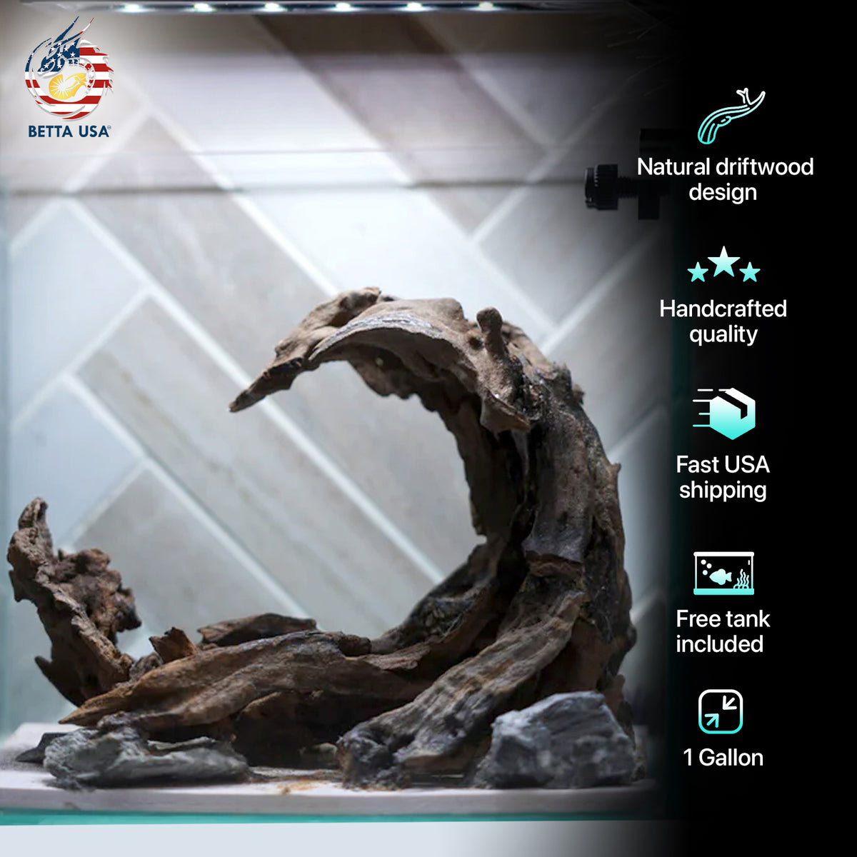 [SCAPE-30] Nature Aquarium Aquascape Driftwood – 1 Gallon