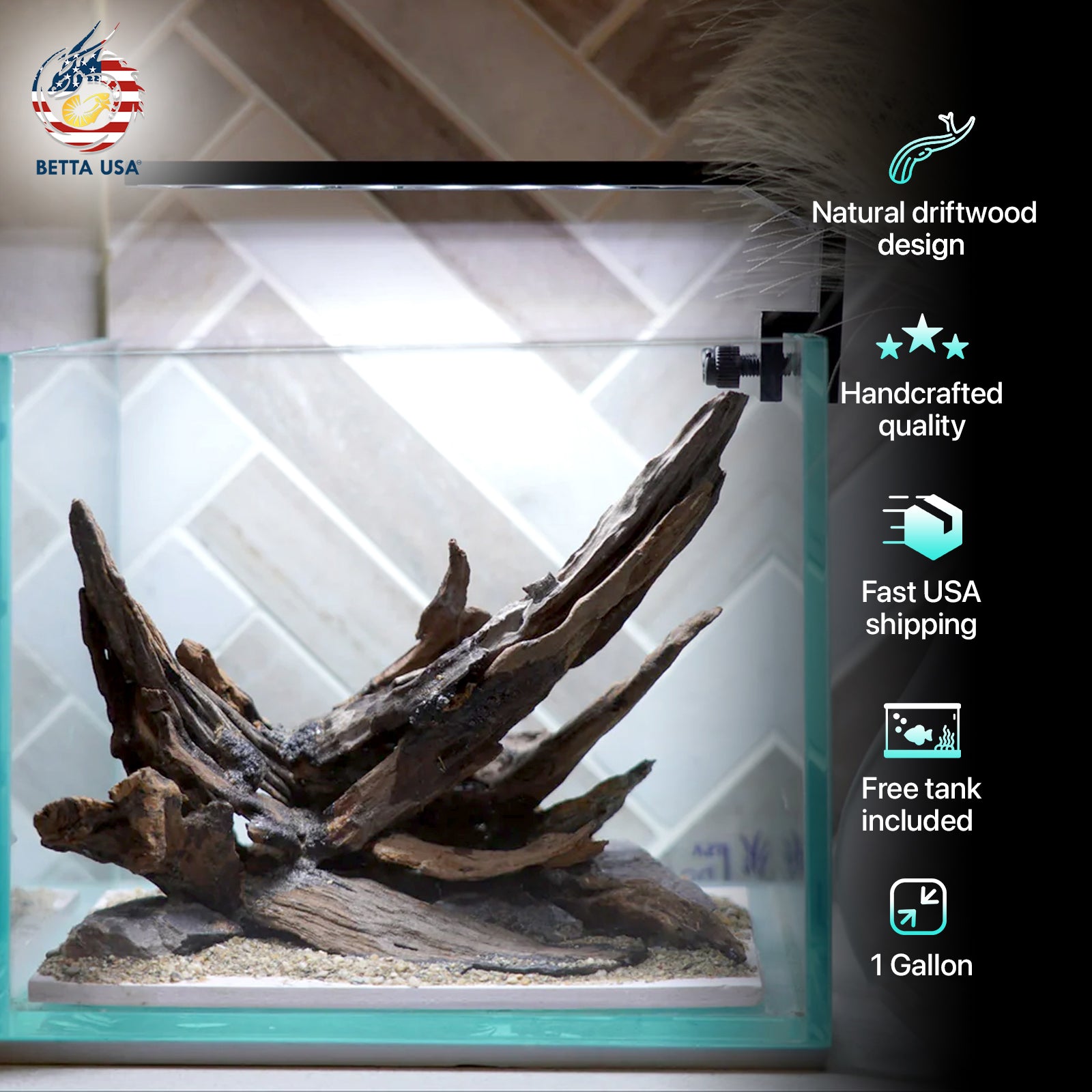 [SCAPE-31] Nature Aquarium Aquascape Driftwood – 1 Gallon