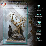 [SCAPE-62] Bonsai On Rock  Nature Aquarium Aquascape– 1.6 Gallons