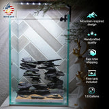 [SCAPE-68]  Mountain-Inspired Aquarium Aquascape – 1.6 Gallons