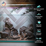 [SCAPE-86] Mountain-Inspired Aquarium Aquascape – 2.7 Gallons