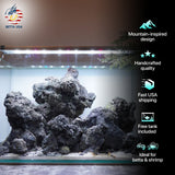 [SCAPE-98]  Mountain-Inspired Aquarium Aquascape – 9.3 Gallons