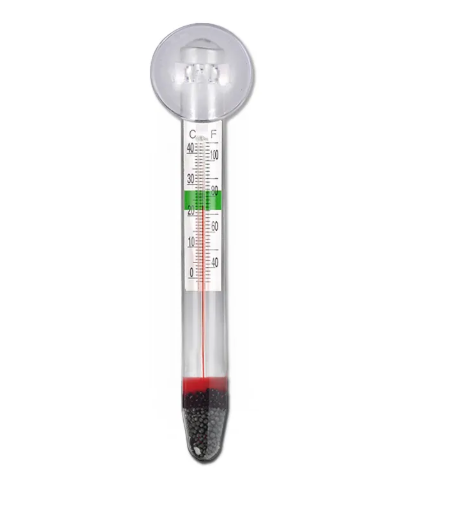 YEE Aquarium Thermometer, Accurate Temperature Measurement, Floating Design & Transparent Glass