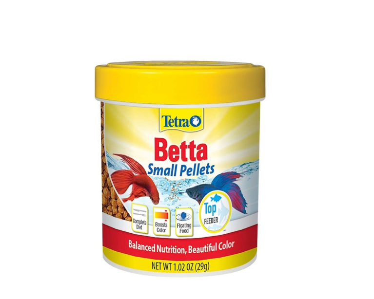 Tetra Betta Floating Pellets Fish Food - 1.2 oz, SM