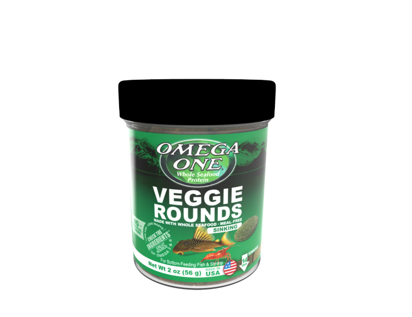 Omega One Veggie Rounds Sinking Pellet Fish Food