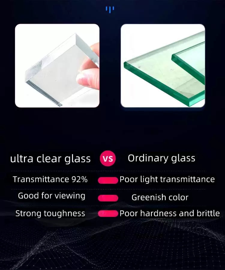 YEE Ultra White Rimless Glass Aquarium – 5MM Thickened, Handcrafted with Precision