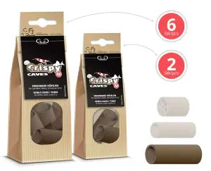 Crispy Caves -  Tasty Edible Caves/Tubes -  Shrimp Food