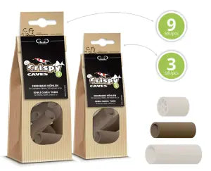 Crispy Caves -  Tasty Edible Caves/Tubes -  Shrimp Food