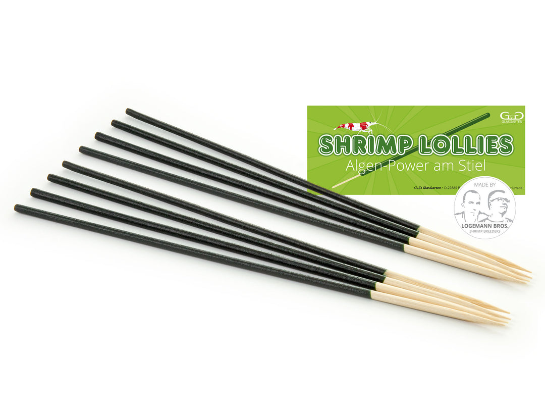 8 Sticks - Garnelenhaus Shrimp Lollies Algae Power Stick - Shrimp Food