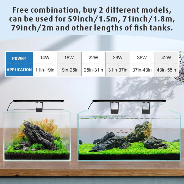 Hygger LED Light - Full Spectrum - Betta USA Aquatic