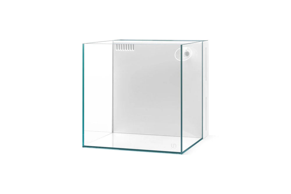 UNS 30A - 7 Gallon Ultra Clear All In One Rimless Aquarium - White - Betta USA Aquatic
